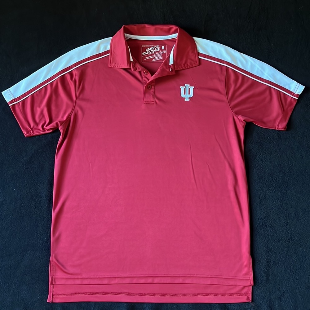 Campus Heritage Indiana Golf Shirt Medium Men's